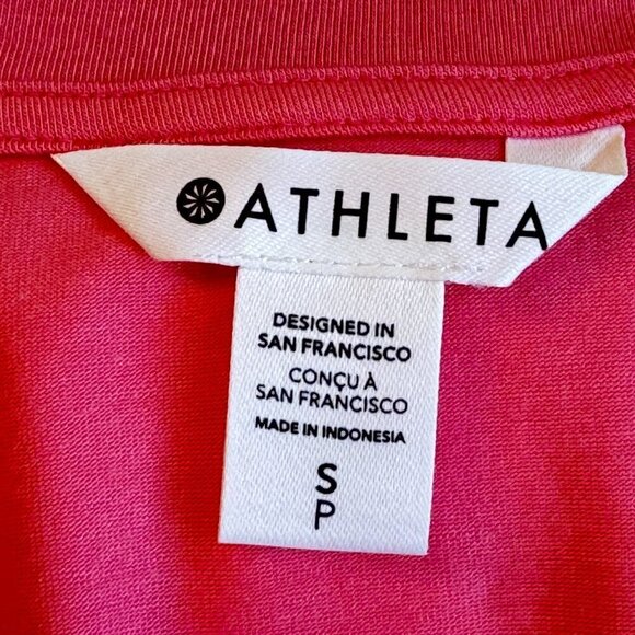 Athleta Nighttime Bliss Sleep Tee NEW WITH TAGS Hot Pink Tencel Lyocell  Size S - Picture 5 of 13